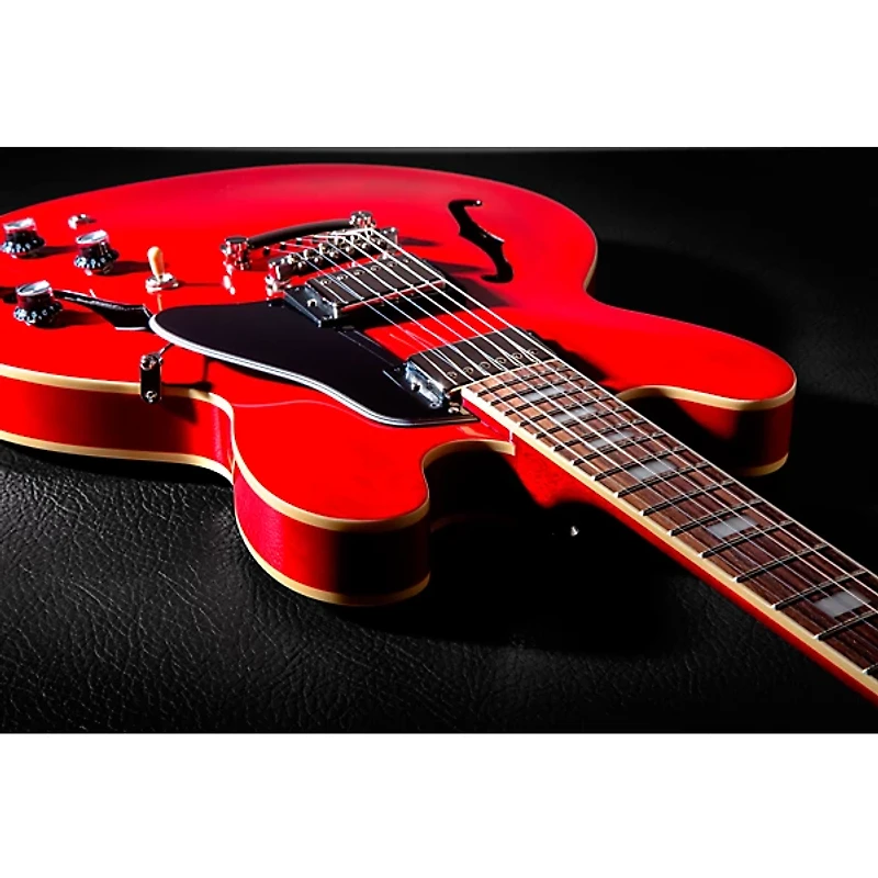 Epiphone ES-335 Block Guitar Center-Exclusive Semi-Hollow Electric Guitar Cherry