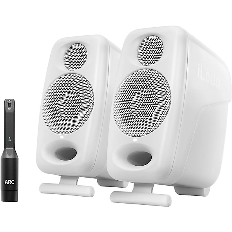 IK Multimedia iLoud Micro Monitor Pro 3" Studio Monitors White (Pair)