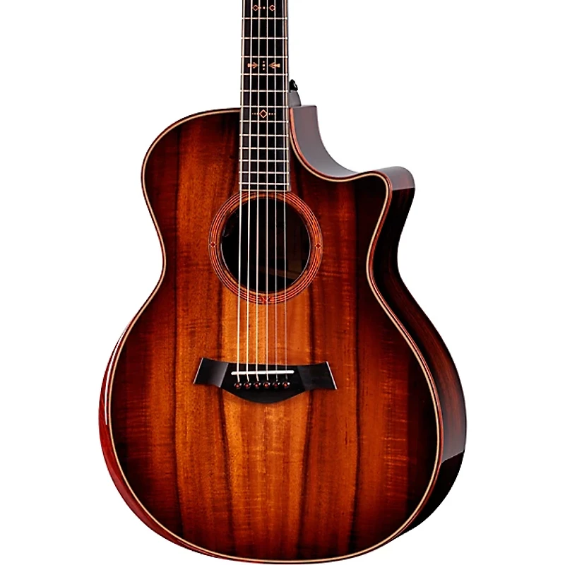 Taylor Custom Hawaiian Koa-Indian Rosewood Grand Auditorium Acoustic-Electric Guitar Shaded Edge Burst
