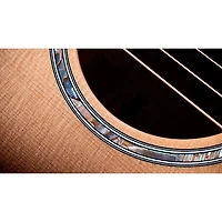 Taylor Custom Sitka Spruce-Big Leaf Maple Grand Auditorium Acoustic-Electric Guitar Cranberry Edgeburst
