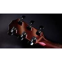 Taylor Custom Sitka Spruce-Big Leaf Maple Grand Auditorium Acoustic-Electric Guitar Cranberry Edgeburst