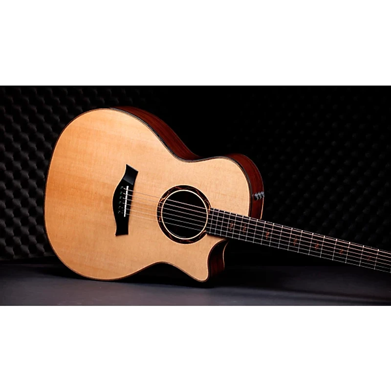 Taylor Custom Torrefied Sitka Spruce-Katalox Grand Auditorium Acoustic-Electric Guitar Natural