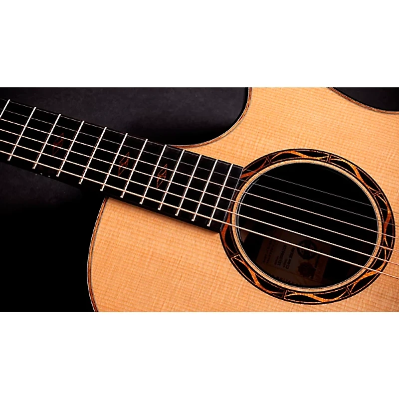 Taylor Custom Torrefied Sitka Spruce-Katalox Grand Auditorium Acoustic-Electric Guitar Natural