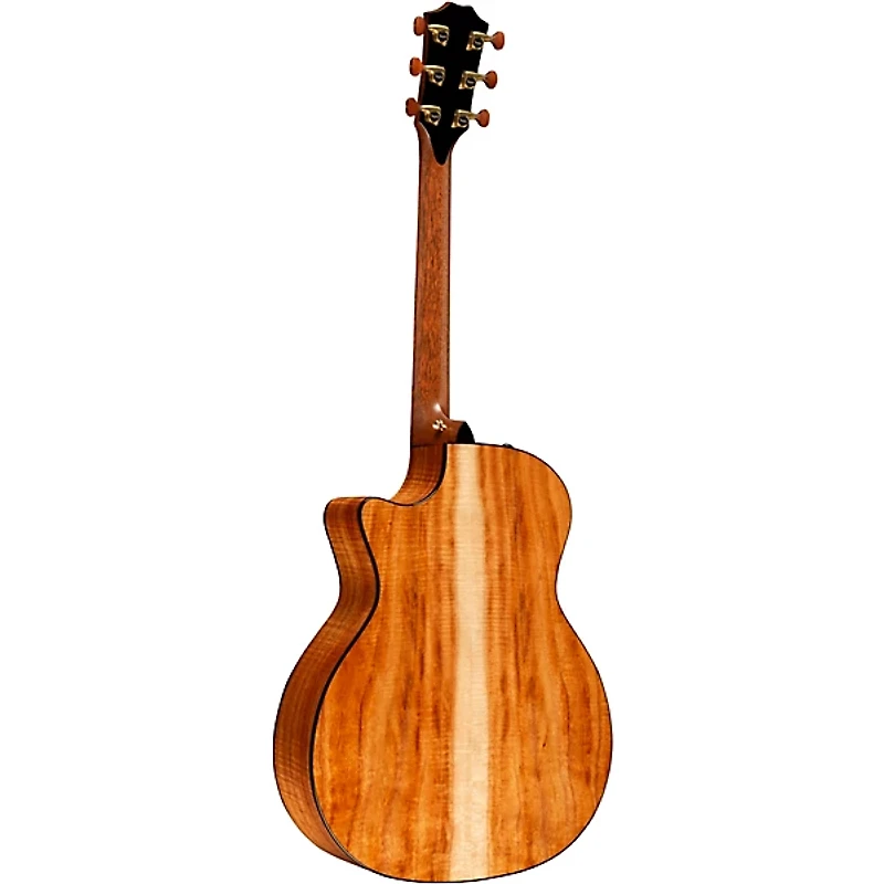Taylor Custom All Figured AA Grade Hawaiian Koa Grand Auditorium Acoustic-Electric Guitar Natural
