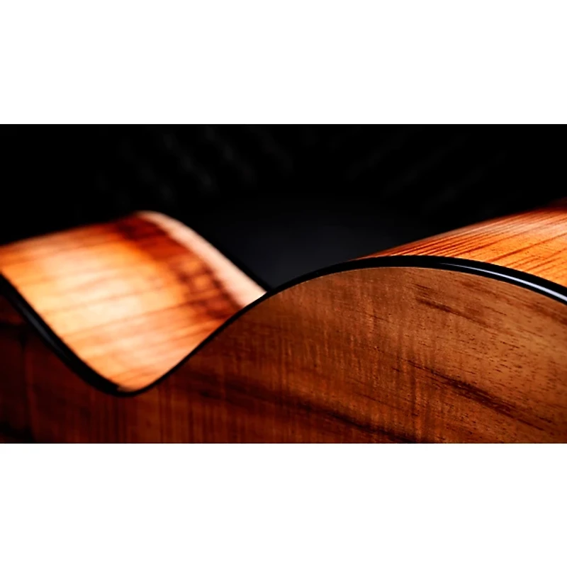 Taylor Custom All Figured AA Grade Hawaiian Koa Grand Auditorium Acoustic-Electric Guitar Natural