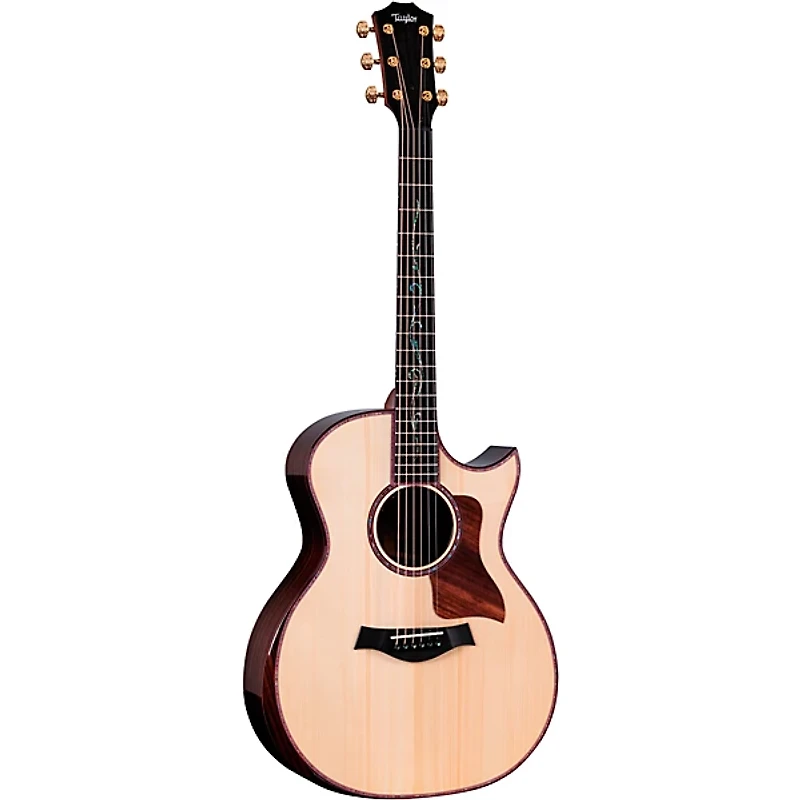 Taylor Custom Adirondack Spruce-Indian Rosewood Grand Auditorium Acoustic-Electric Guitar Natural