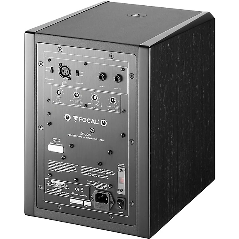 Focal Solo6 6.5" Powered Studio Monitor, Black