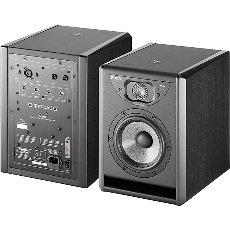 Focal Solo6 6.5" Powered Studio Monitor, Black