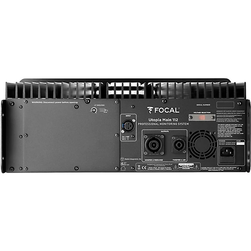 Focal Utopia Main 112 Active Monitoring Speaker System - Black