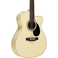 Martin Custom Shop Spruce-Mahogany 14-Fret OM Acoustic Guitar Antique White