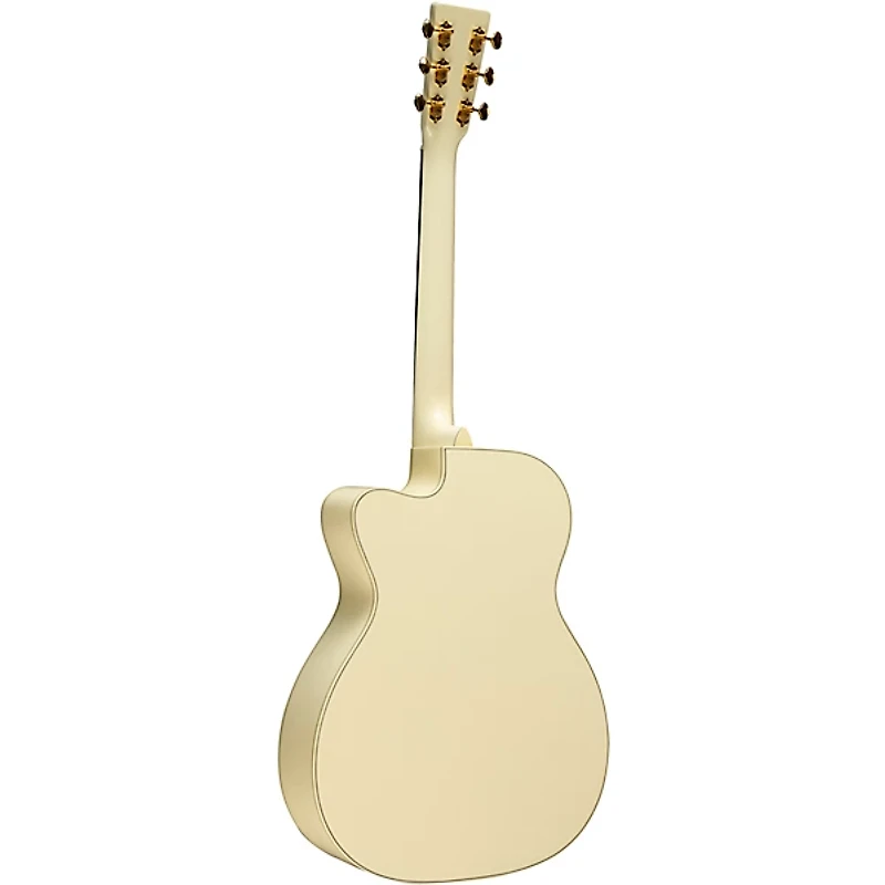 Martin Custom Shop Spruce-Mahogany 14-Fret OM Acoustic Guitar Antique White