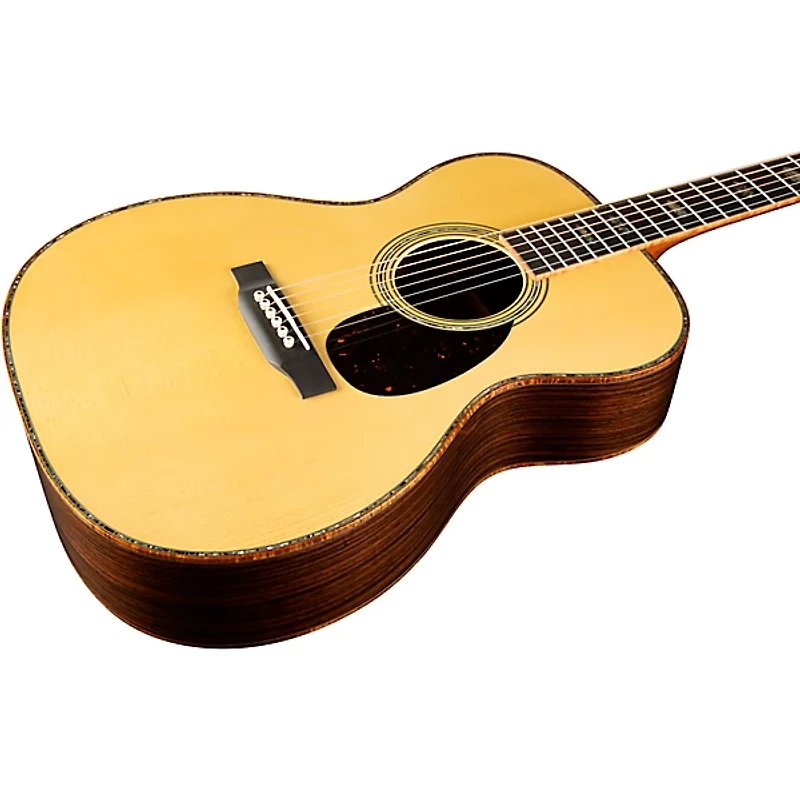 Martin Custom Shop Adirondack Spruce-Wild Grain East Indian Rosewood 14-Fret OM Acoustic Guitar Aging Toner