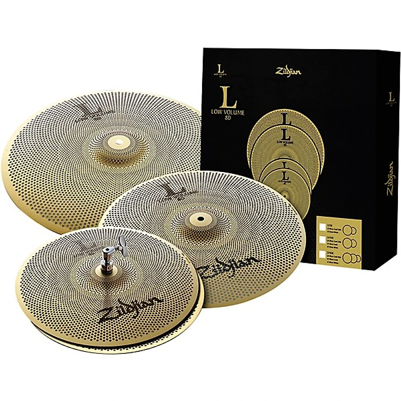 Zildjian L80 Series LV468 Low-Volume Cymbal Box Pack With Free Bag