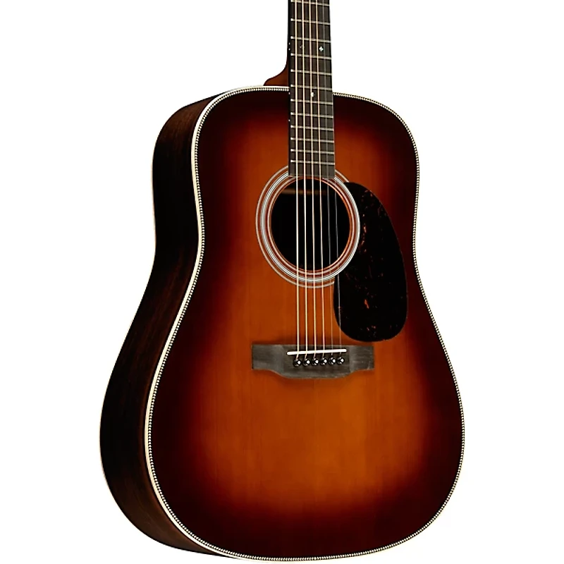 Martin Custom Shop 28 Style Adirondack Spruce-Wild Grain East Indian Rosewood Dreadnought Acoustic Guitar Ambertone