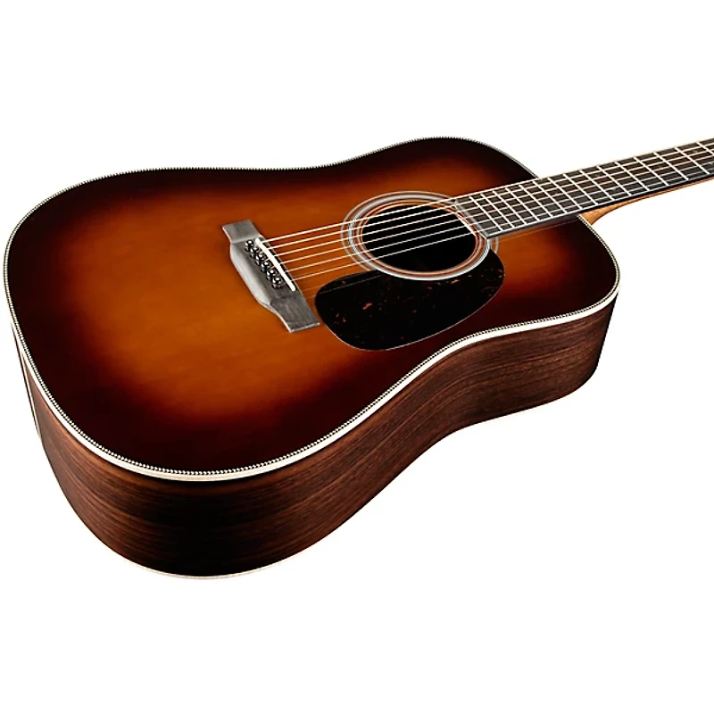 Martin Custom Shop 28 Style Adirondack Spruce-Wild Grain East Indian Rosewood Dreadnought Acoustic Guitar Ambertone
