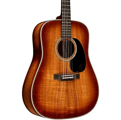 Martin Custom Shop 45 Style All Highly Flamed Koa Dreadnought Acoustic Guitar - Natural