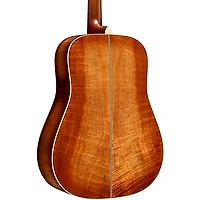 Martin Custom Shop 45 Style All Highly Flamed Koa Dreadnought Acoustic Guitar - Natural