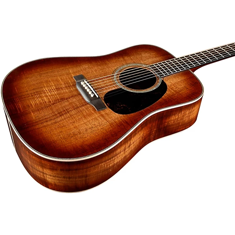 Martin Custom Shop 45 Style All Highly Flamed Koa Dreadnought Acoustic Guitar - Natural