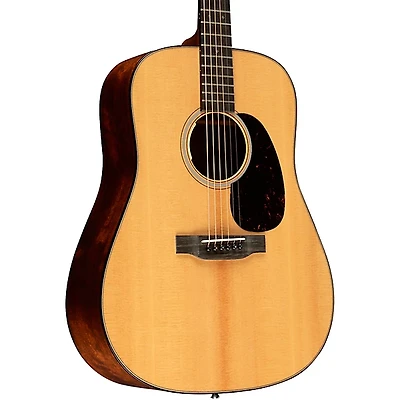 Martin Custom Shop 18 Style Sitka Spruce VTS-Mahogany Dreadought Acoustic-Electric Guitar Natural