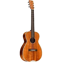 Martin Custom Shop 28 Style All Highly Flamed Koa Concert Acoustic Guitar Natural
