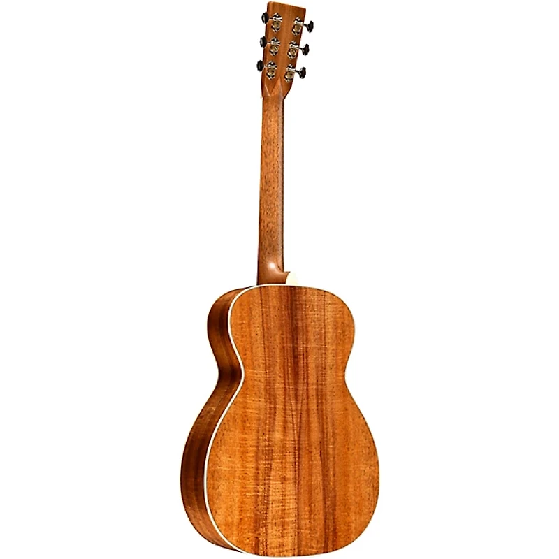 Martin Custom Shop 28 Style All Highly Flamed Koa Concert Acoustic Guitar Natural