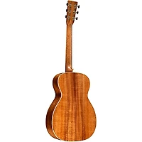 Martin Custom Shop 28 Style All Highly Flamed Koa Concert Acoustic Guitar Natural