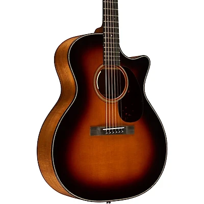 Martin Custom Shop 18 Style Sitka Spruce VTS-Flamed Tasmanian Blackwood Grand Performance Acoustic-Electric Guitar Burst