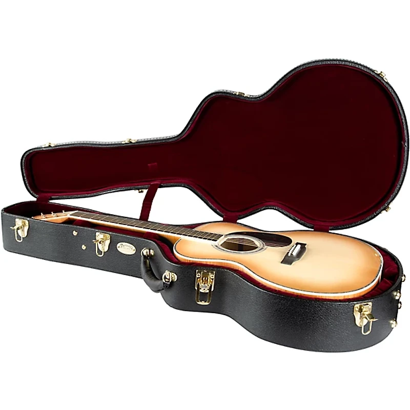 Martin Custom Shop 41 Style European High Altitude Spruce-AAA Pacific Big Leaf Maple Grand Performance Acoustic Guitar Toasted Burst