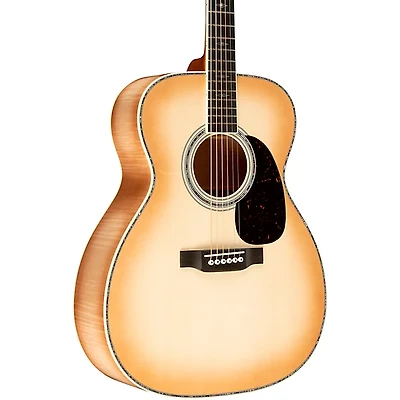 Martin Custom Shop 41 Style European High Altitude Spruce-AAA Pacific Big Leaf Maple Jumbo Acoustic Guitar Toasted Burst