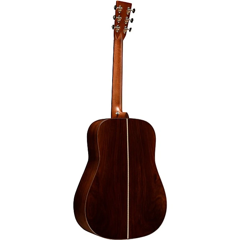 Martin Custom Shop 28 Style Italian Alpine Spruce VTS-Wild Grain East Indian Rosewood Dreadnought Acoustic-Electric Guitar Toasted Burst