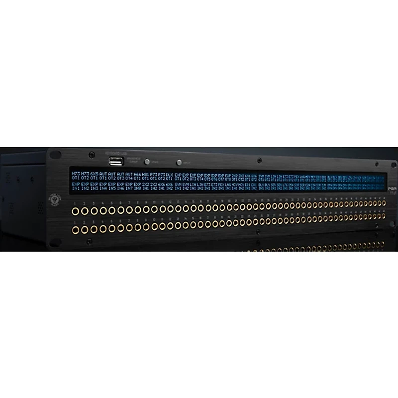 Black Lion Audio PBR TT LIT 96-Point Gold-Plated TT/DB-25 Patchbay