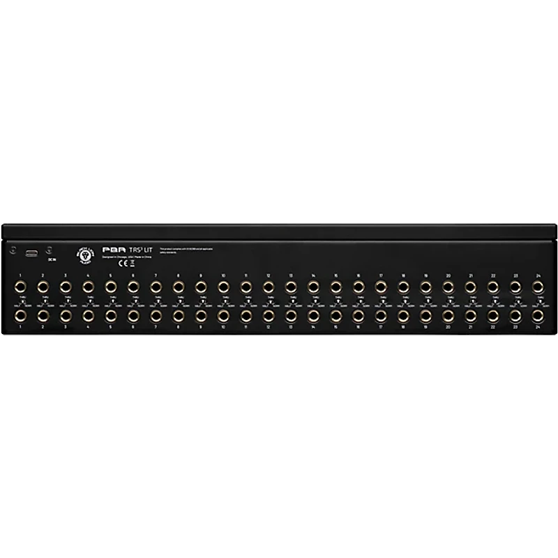 Black Lion Audio PBR TRS3 LIT 48-Point Gold-Plated TRS Patchbay