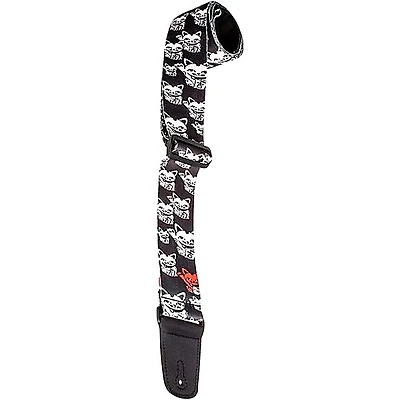 Henry Heller Nylon Series Artist Sublimation Good Luck Cats Guitar Strap