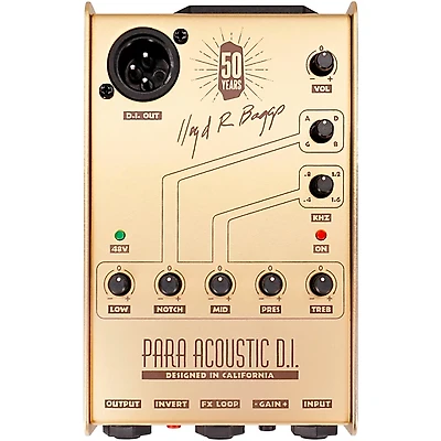 LR Baggs 50th Anniversary Gold Para Acoustic Guitar DI and Preamp
