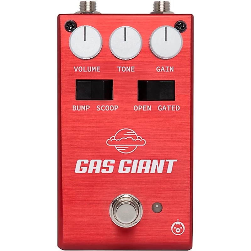 Pigtronix Gas Giant High-Gain Analog Jumbo Fuzz Effects Pedal Red