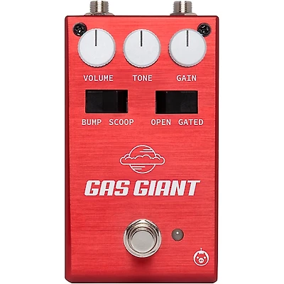 Pigtronix Gas Giant High-Gain Analog Jumbo Fuzz Effects Pedal Red