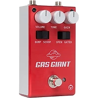 Pigtronix Gas Giant High-Gain Analog Jumbo Fuzz Effects Pedal Red