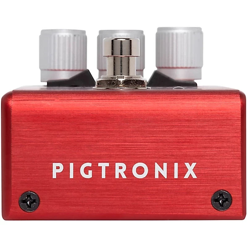 Pigtronix Gas Giant High-Gain Analog Jumbo Fuzz Effects Pedal Red