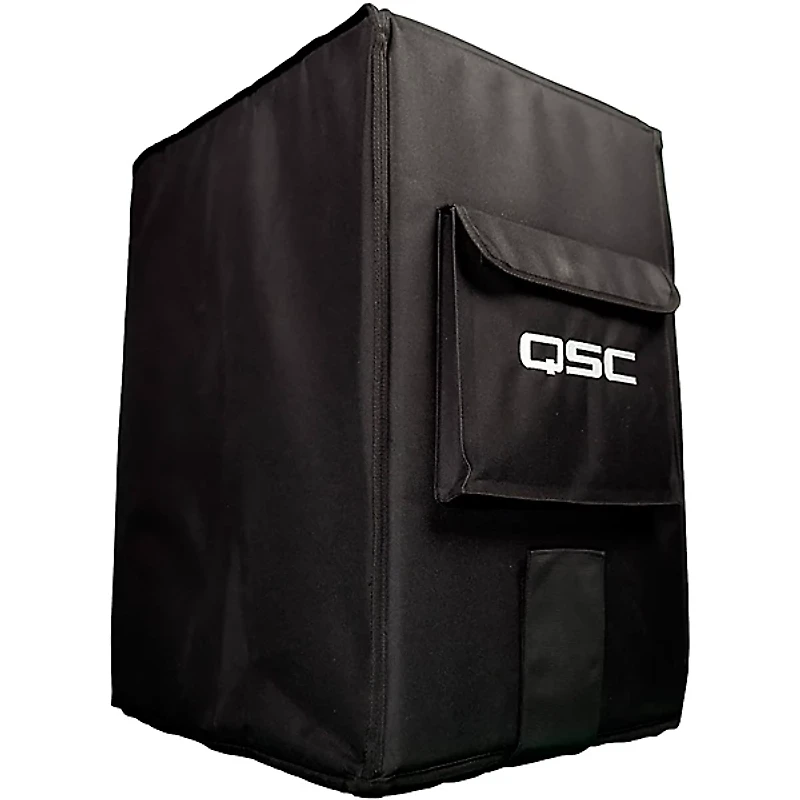QSC Active 3-Way Column Loudspeaker With Cover, Black