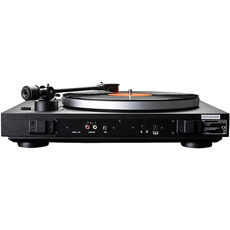 Dual Turntables CS429 Fully Automatic Belt-Drive Turntable With Ortofon 2M Red Cartridge Black