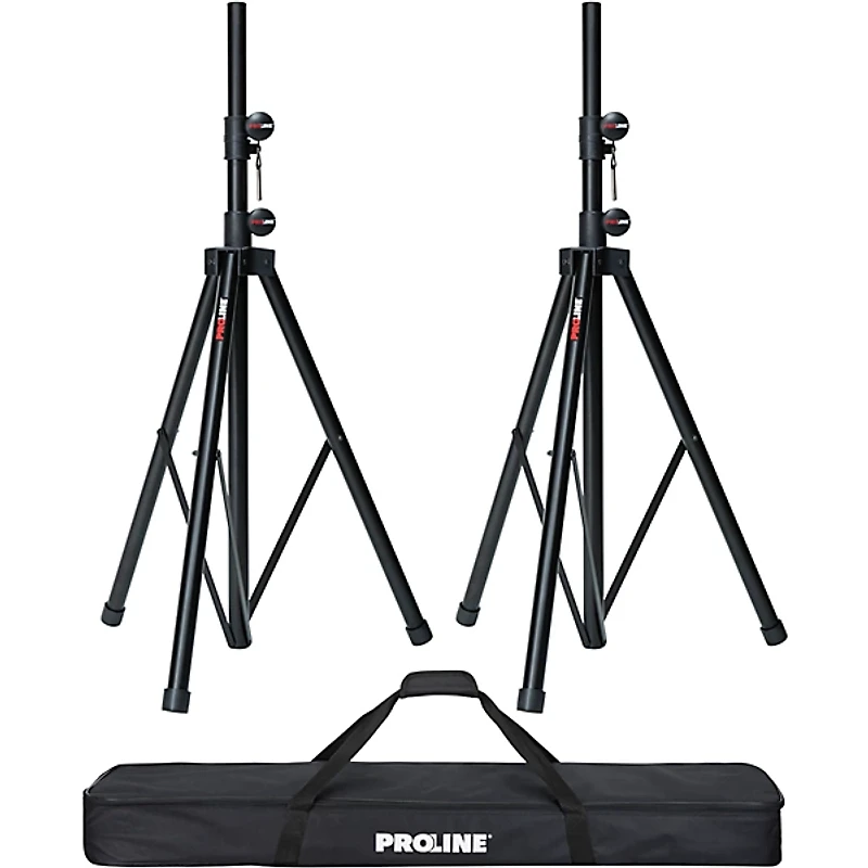 Harbinger VARI V1115 15" Powered Speakers Pair With Speaker Stands
