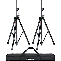 Harbinger VARI V1115 15" Powered Speakers Pair With Speaker Stands