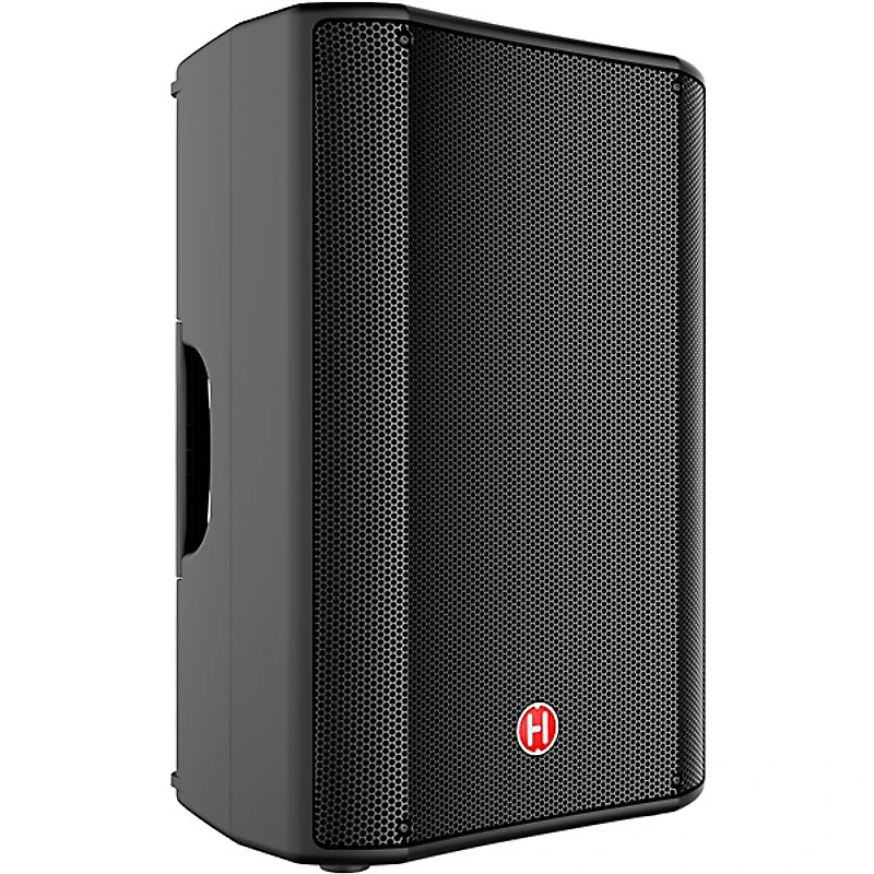 Harbinger VARI V1112 12" Powered Speakers Pair With Speaker Stands