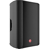 Harbinger VARI V1112 12" Powered Speakers Pair With Speaker Stands