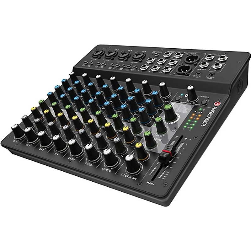 Harbinger VARI V1112 12" Powered Speakers Package With LV12 Mixer & Cables