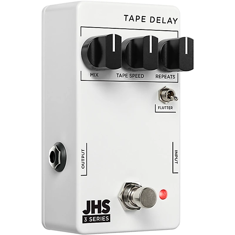 JHS Pedals 3 Series Tape Delay Effects Pedal White