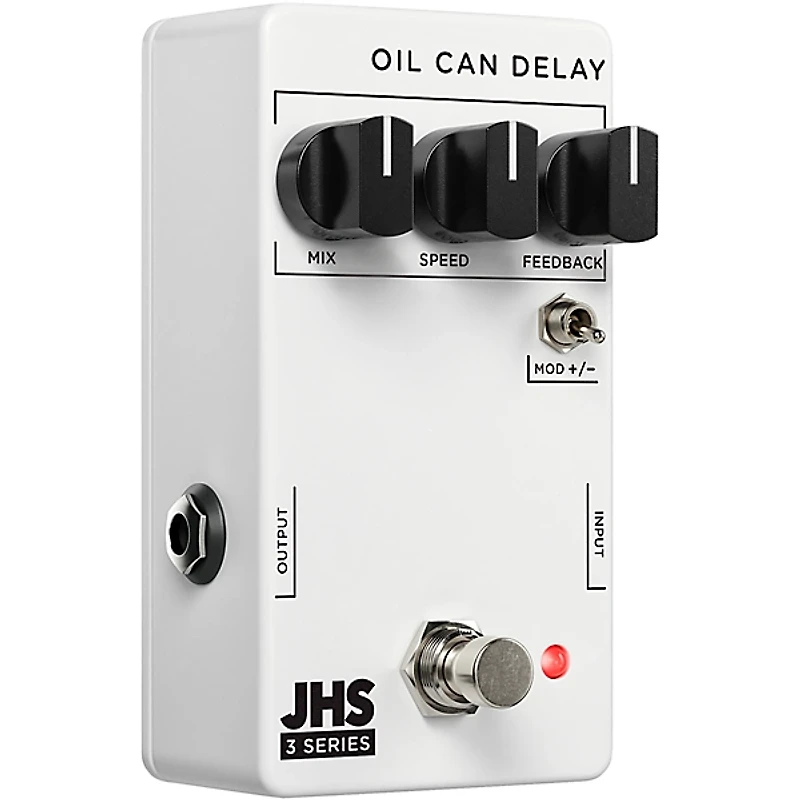 JHS Pedals 3 Series Oil Can Delay Effects Pedal White