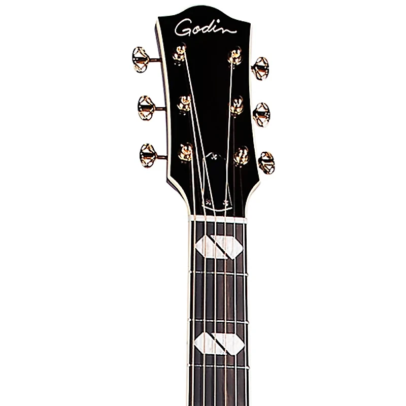 Godin Connaisseur Mahogany Mini Jumbo Acoustic-Electric Guitar Sunset Burst