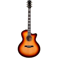 Godin Connaisseur Mahogany Mini Jumbo Acoustic-Electric Guitar Sunset Burst