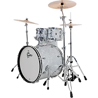 Gretsch Drums Catalina Club 4-Piece Shell Pack With 22" Bass Drum White Satin Flame